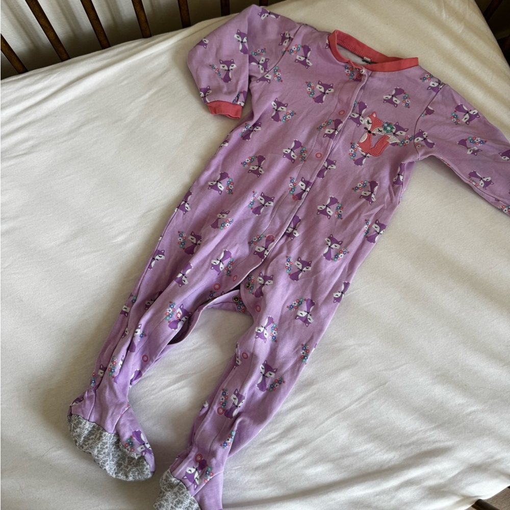 Pekkle 18 m purple fox toddler sleeper